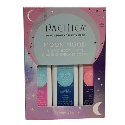 Pacifica Moon Moods Hair Body Mists Gift Set Four Seasons