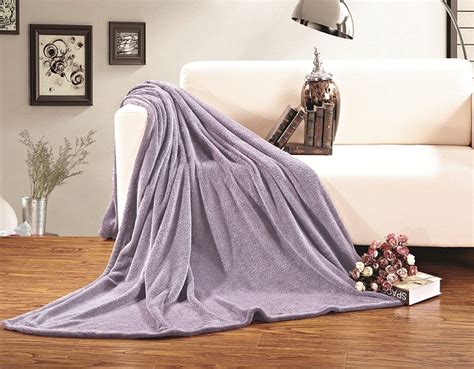 All Season FLEECE BLANKET All Sizes KING CAL KING Lilac Walmart