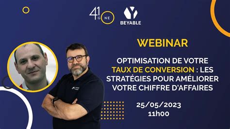 Webinar Optimisation De Votre Taux De Conversion Les Strat Gies