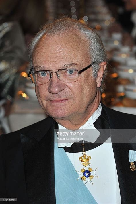 King Carl Xvi Gustaf At The Nobel Banquet