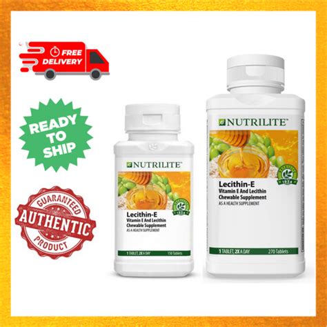 Amway NUTRILITE Lecithin E 150 Tab 270 Tab 100 Amway Original