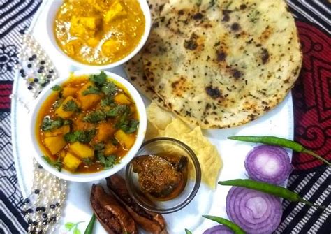 Resep sedap Butter paneer with naan and aloo gravy - Resep Masakan Khas