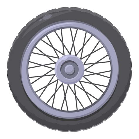 Premium Vector Bike Wheel Icon Cartoon Vector Motorcycle Equipment