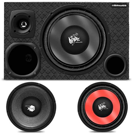 Caixa Trio L Dutada Subwoofer Shutt Beatz Ou Woofer Xplode