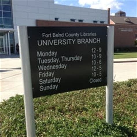 Fort Bend County Library - University Branch - Sugar Land, TX | Yelp