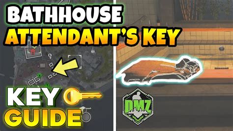 Dmz Bathhouse Attendants Key Location Guide Youtube