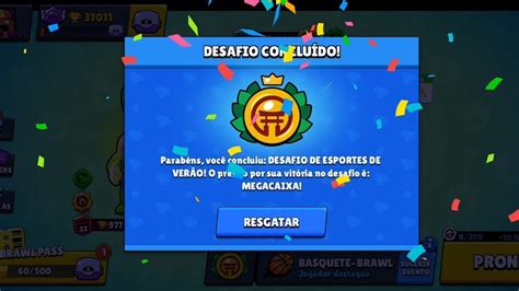 GANHEI O NOVO DESAFIO DE VERÃO NO BRAWL STARS YouTube