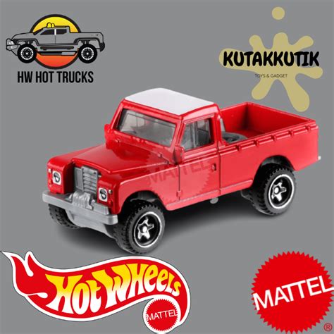 Hot Wheels Land Rover Series III Pickup Merah HW Hot Trucks Lazada Indonesia
