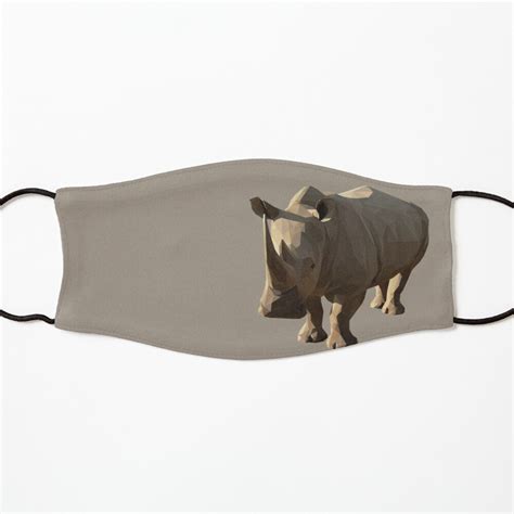Low Poly African Rhino Body By Erinfcampbell Redbubble African