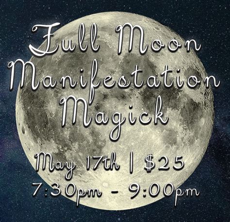 Full Moon Manifestation Magick