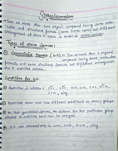 SOLUTION Stereoisomerism Studypool