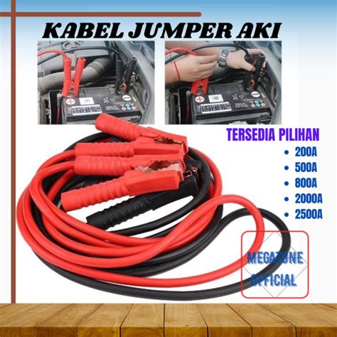 Kabel Jumper Aki Starter Mobil Kabel Booster Aki Kabel Jamper Accu