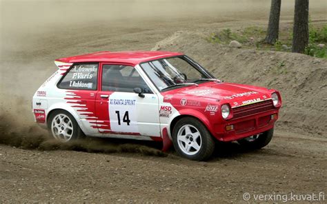 Toyota Starlet Kp61 Rally Car