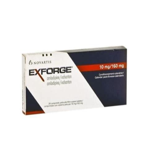 Exforge 10 160mg Tablets 28 Tablets Asset Pharmacy