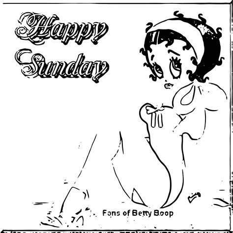 Betty Boop We Coloring Page 256