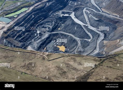 Open Cast Coal Mine, South Lanarkshire Stock Photo - Alamy