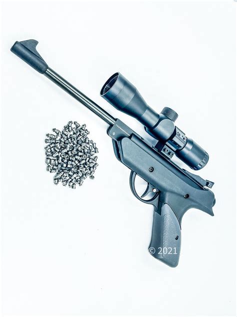 45 55mm Pistol Air Pellet Gun Safety 177 22 Caliber Hunting 450