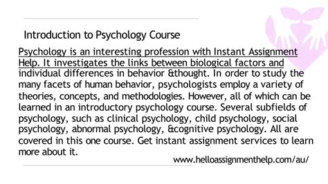 Ppt Introduction To Psychology Course Powerpoint Presentation Free