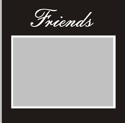 Friends 6x6 Overlay Want2scrap