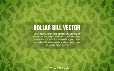 Descarga Vector De Fondo De Billete De Dólar