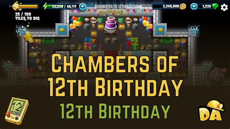 Chambers Of Th Birthday Th Birthday Diggy S Adventure Youtube