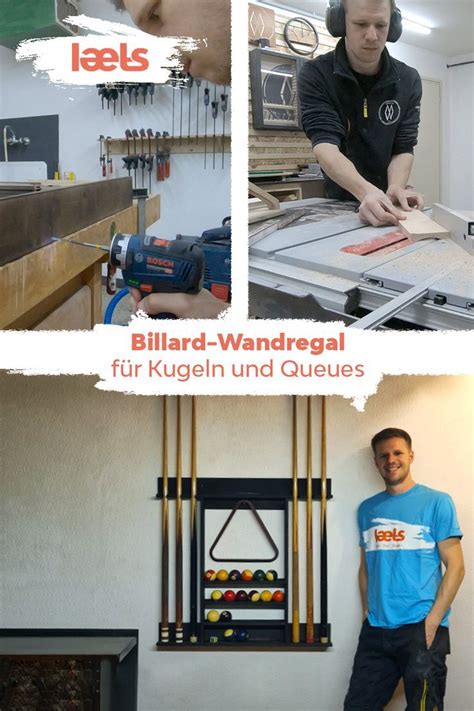 Diy Anleitung Billard Wandregal F R Kugeln Queues Bauen Artofit