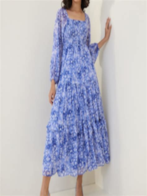 Buy Femella Floral Printed A Line Midi Dress Dresses For Women