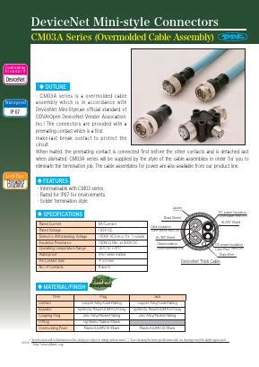 CM03AA P5S 020 Datasheet PDF DDK Ltd