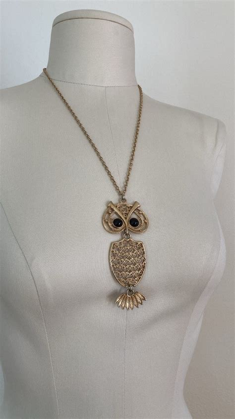 Vintage Sara Coventry Owl Gem