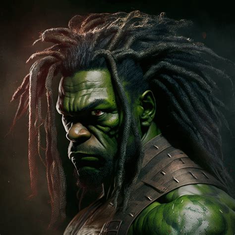 Afro Incredible Hulk With Dreads Png Sublimation Design Etsy