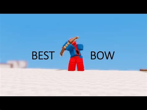 Roblox Bedwars Best Bow Easy Shot YouTube