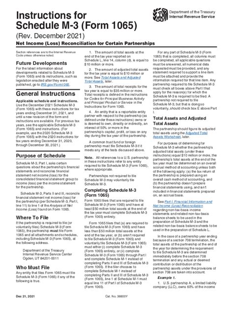 Irs 1065 Schedule M 3 Instructions 2021 2022 Fill And Sign