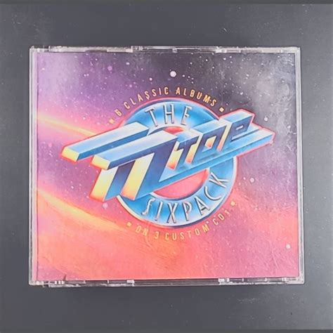 ZZ Top Media Zz Top Sixpack X3 Cds W 6 Albums Complete Cd Box Set