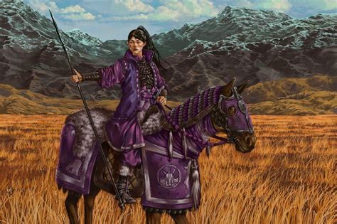 Unicorn Clan Samurai Legend Of The Five Rings Female Samurai Samurai Female Knight