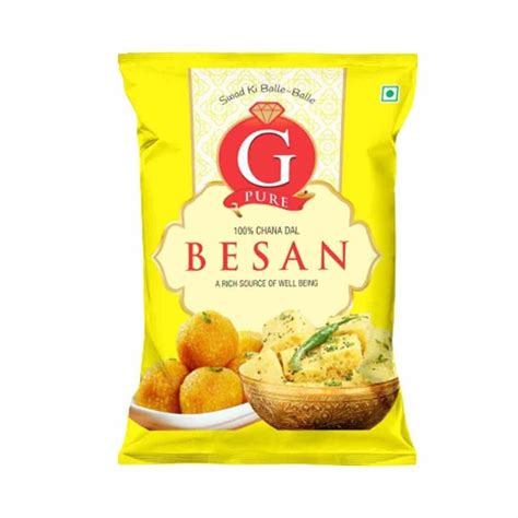 G Pure 500 Gm Chana Dal Besan Packaging Type Packet At Rs 50 Pack In