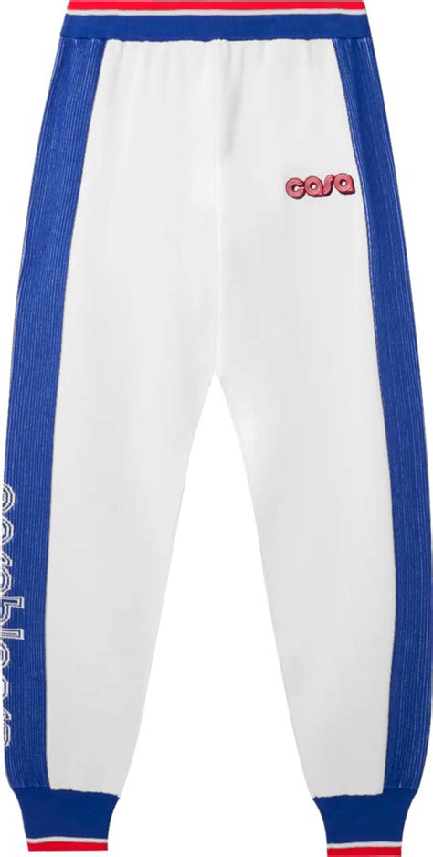 Casablanca White Blue Stripe Casa Sport Trackpants Inc Style