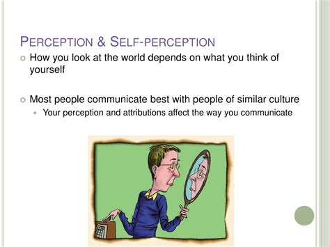 Ppt Perception And Self Perception Self Awareness Is The Key