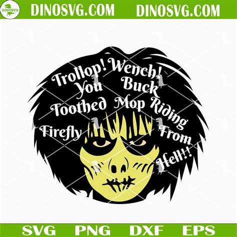 Wench Trollop Billy Butcherson SVG Hocus Pocus Halloween SVG Files For