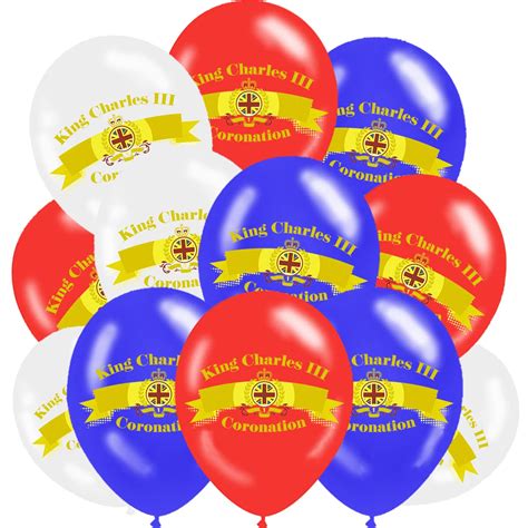 Buy Pcs King Charles Iii Coronation Decorations Balloons Coronation