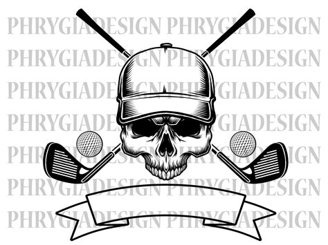 Golf Skull Svg Png Golf Svg Skull Svg Golf Clipart Etsy Australia