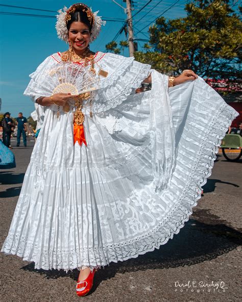 Pollera De Gala Blanca Sante A Lacabanga