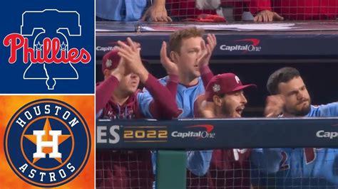 Houston Astros Vs Phillies World Series Game 5 110322 Mlb Highlights Mlb Finals 2022