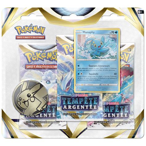 Acheter Pack 3 Boosters Pokémon EB12 Tempête Argentée Ludifolie