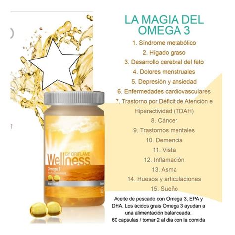 Omega 3 Wellness By Oriflame Original Meses Sin Intereses