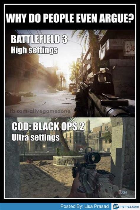 Call Of Duty Vs Battlefield