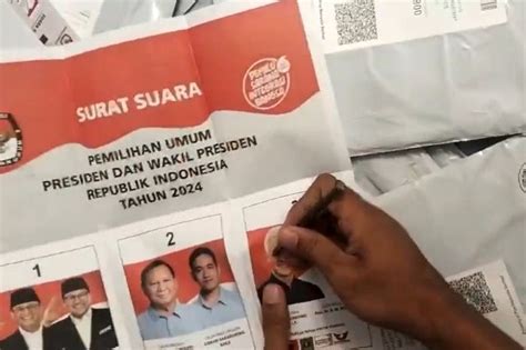 Surat Suara Di Malaysia Tercoblos Bawaslu Sulit Awasi