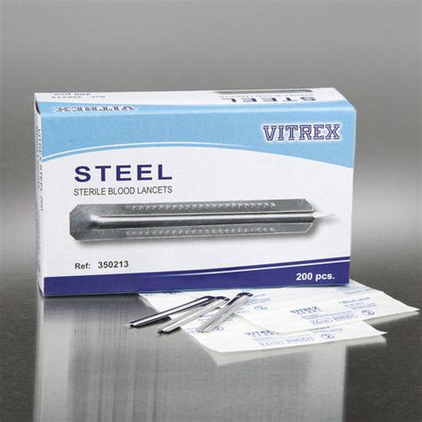 Sterile Lancet Vitrex Medical A S Stainless Steel