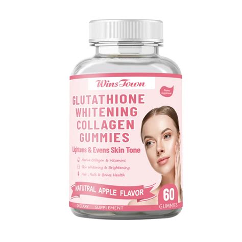 Super Private Label Healthcare Supplement L Glutathion Brightening Skin Whitening Gummy Collagen