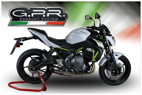 GPR Gp Evo4 Titanium Complete Exhaust System Kawasaki Z 650 23 24