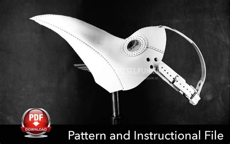 Plague Doctor Mask Pattern Pdf Download Plague Doctor Mask Doctor